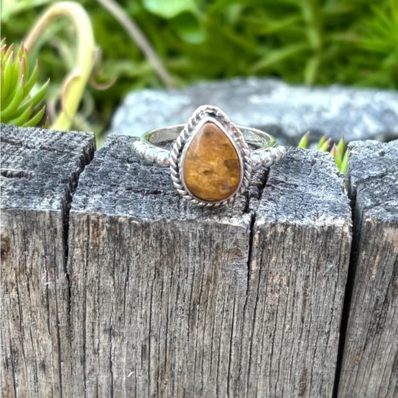 NEW! Palm Root Fossil Ring